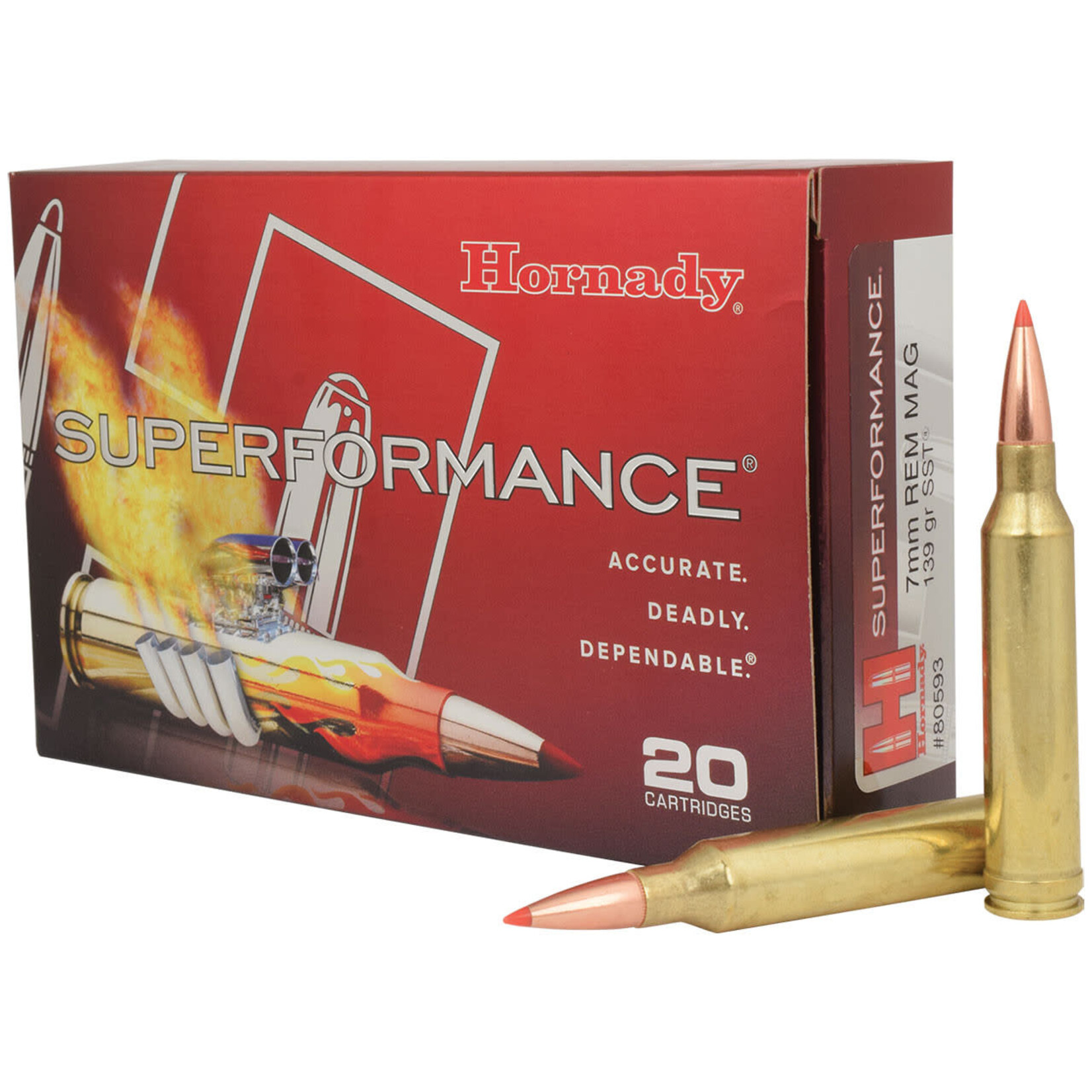 Hornady Hornady Superformance 7mm Rem Mag 139gr SST (80593)