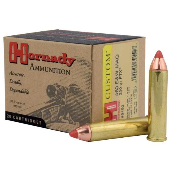 Hornady Custom 460 S&W 200gr FTX (9152) — Eagle Firearms