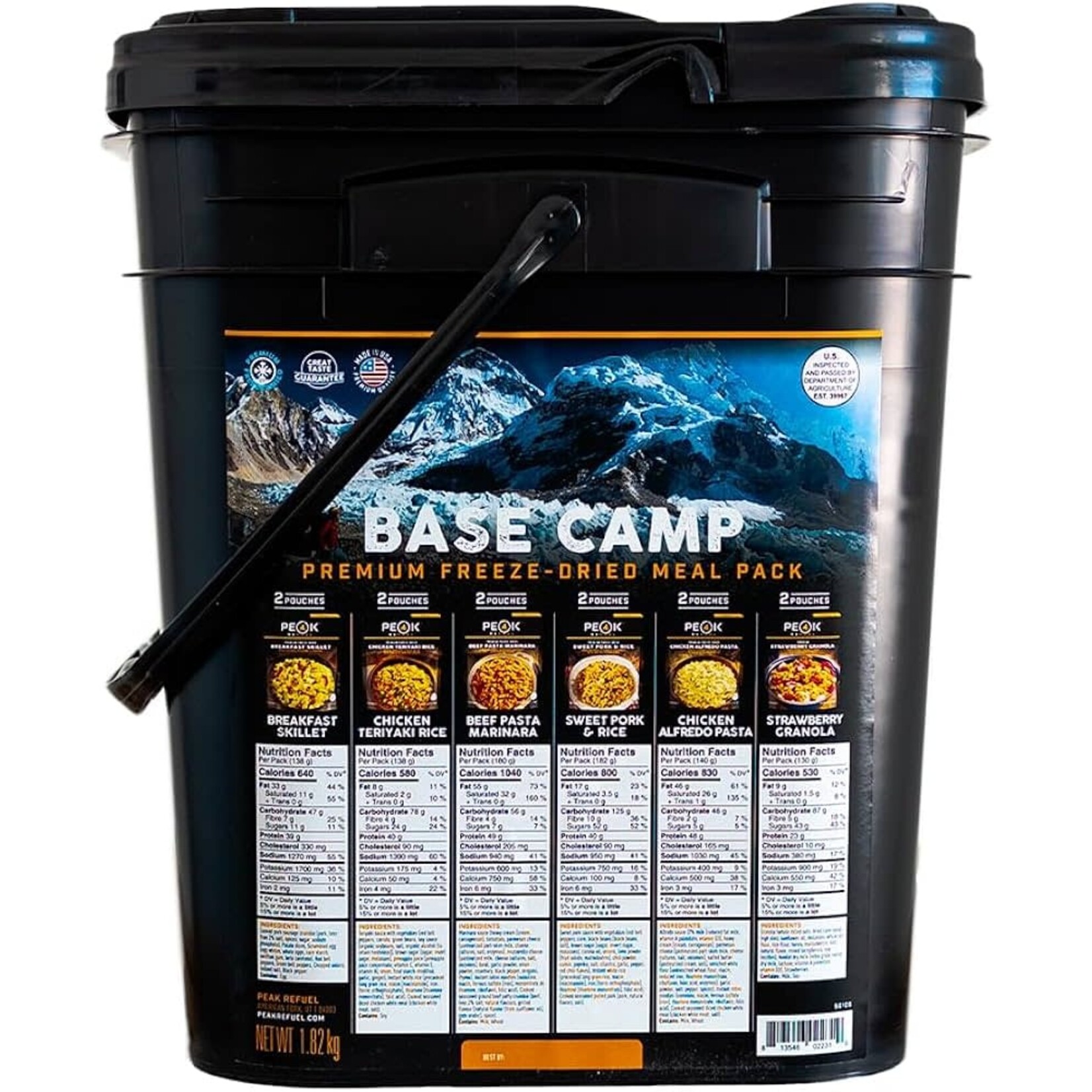 Peak Refuel Peak Refuel Base Camp Meal Bucket (56106)