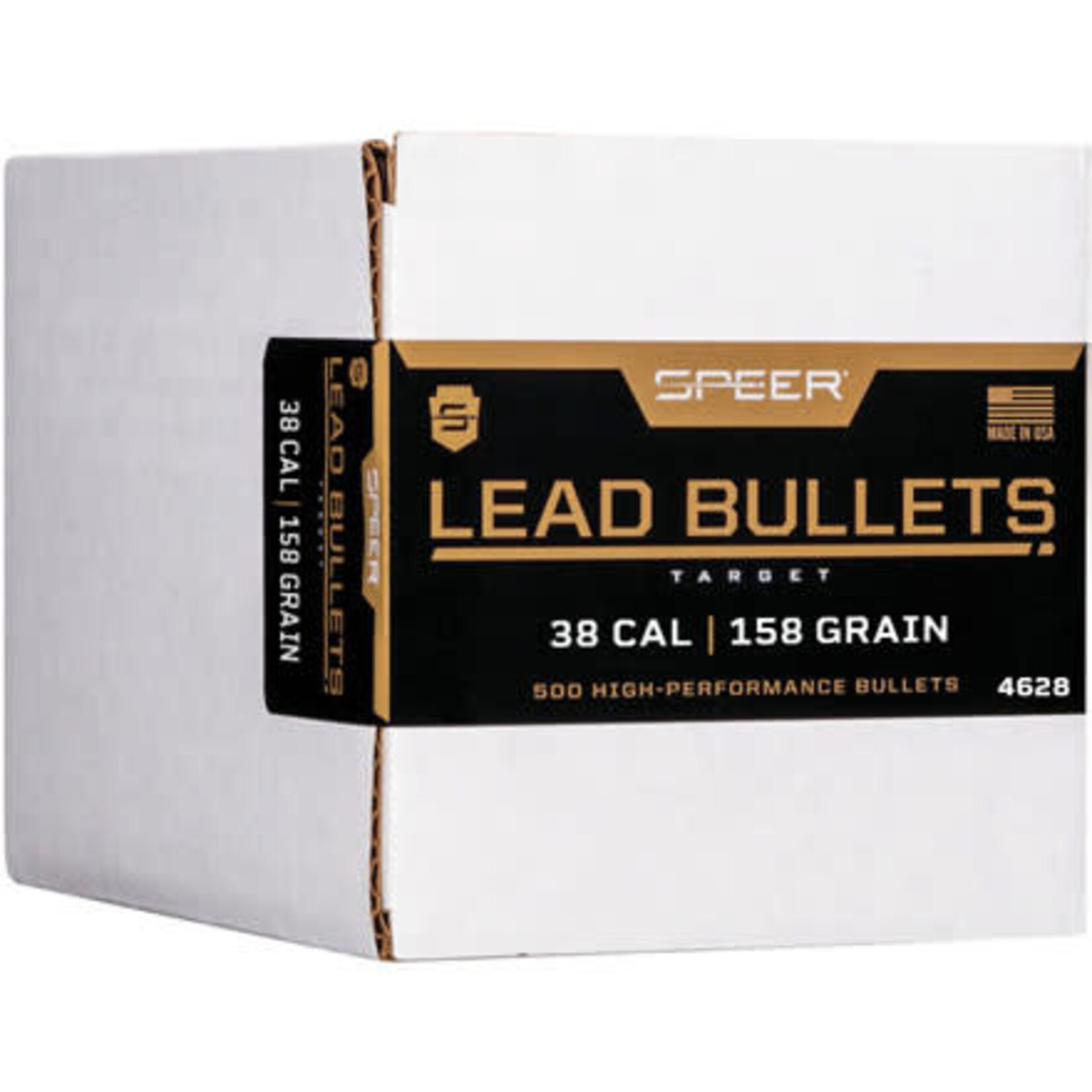Speer Speer .358 dia. 158gr Lead SWC HP 500ct. (4628)