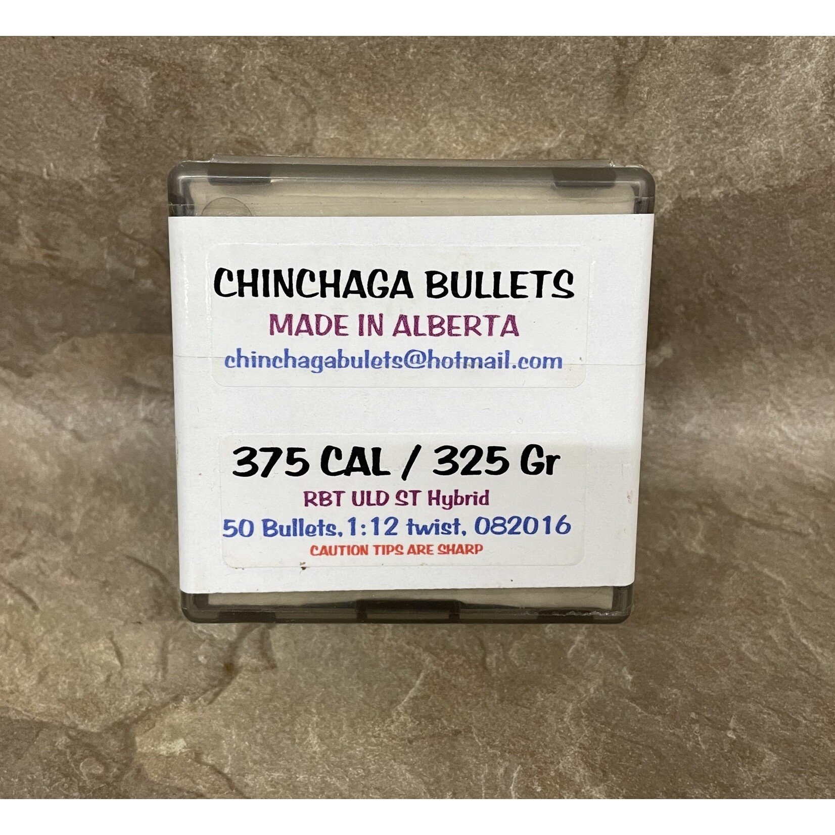 Chinchaga Bullets 375 cal 325gr RBT ULD ST Hybrid Bullets 80ct.