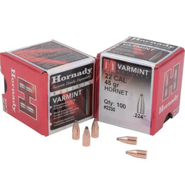 Hornady Traditional Varmint Bullets 22cal .224dia 45gr (2230)