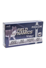 Fiocchi Fiocchi Field Dynamics 222 Rem 50gr V-Max (222HVA)