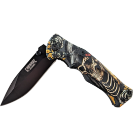 Carnage Outdoors Carnage Outdoors Folding Knife w/ Skeleton design (CL05032A)
