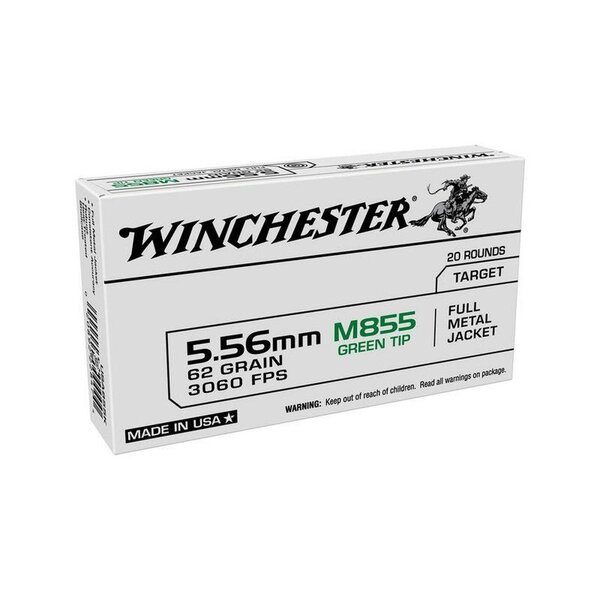 Winchester 5.56mm M855 62gr FMJ (WM855K) — Eagle Firearms