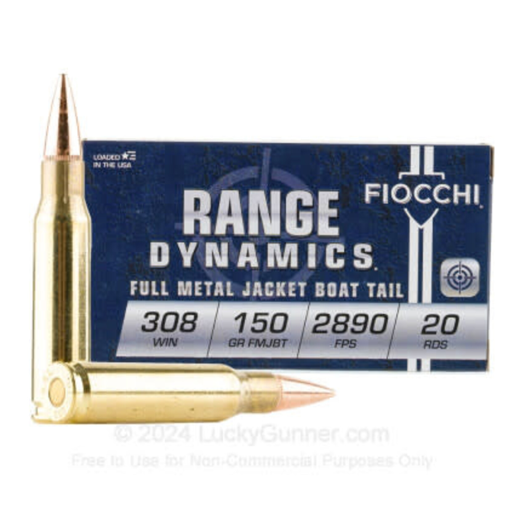 Fiocchi Fiocchi Field Dynamics 308 Win 150gr FMJ BT