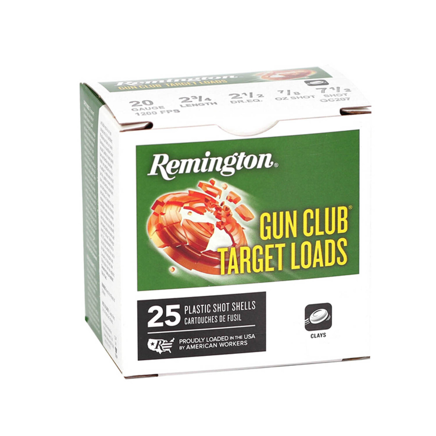 Remington Remington Gun Club 20ga 2 3/4", 7/8oz #7.5 (20239)