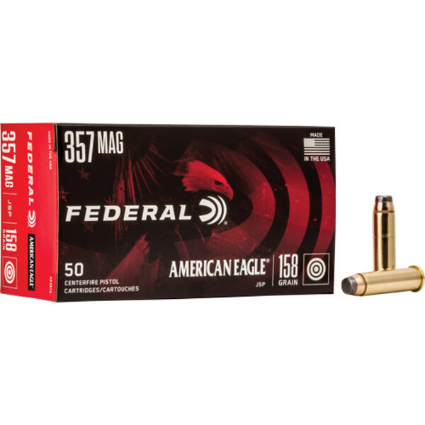 Federal American Eagle .357 Mag 158gr JSP (AE357A) — Eagle Firearms