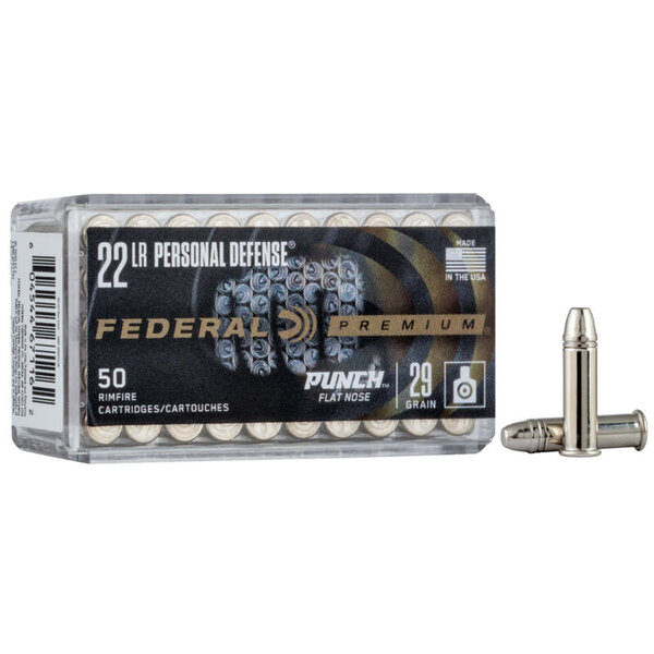 Federal Premium Punch 22LR 29gr FN 50ct. (PD22L1) — Eagle Firearms