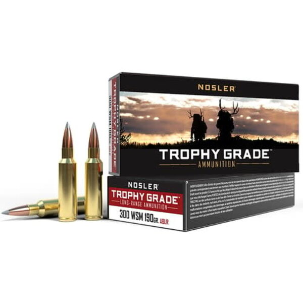 Nosler Trophy Grade 300 WSM 190gr ABLR (60106) — Eagle Firearms