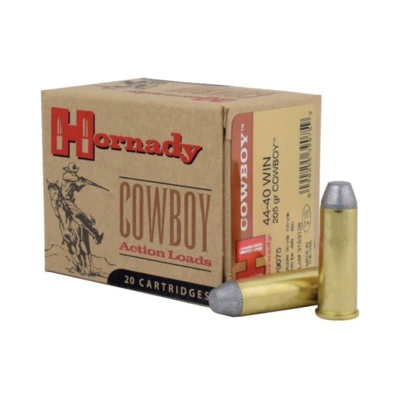 Hornady Hornady Cowboy 44-40 Win 205gr LFP 20rds. (9075)