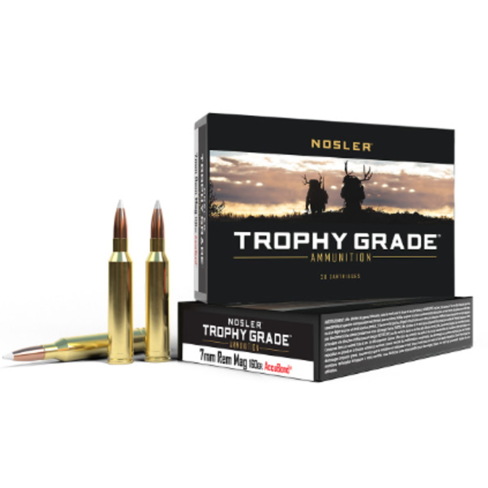 Nosler Nosler Trophy Grade 7mm Rem Mag 160gr Accubond (47284)