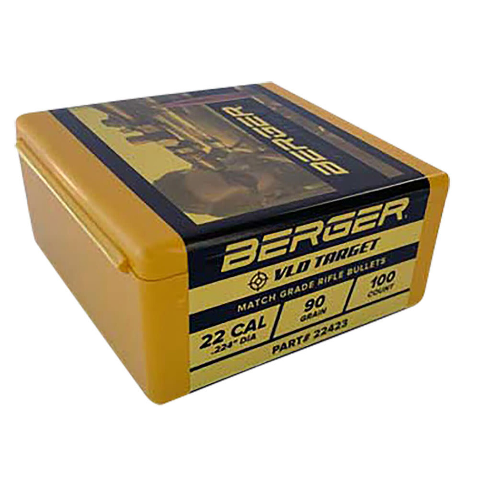 Berger Berger .224 dia. 90gr Match Target VLD 100ct. (22423)
