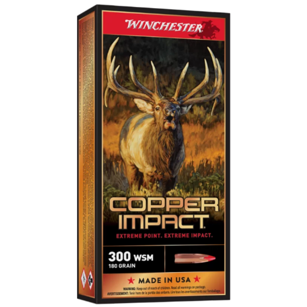 Winchester 300 WSM 180gr Copper Impact (X300SCLF2) — Eagle Firearms