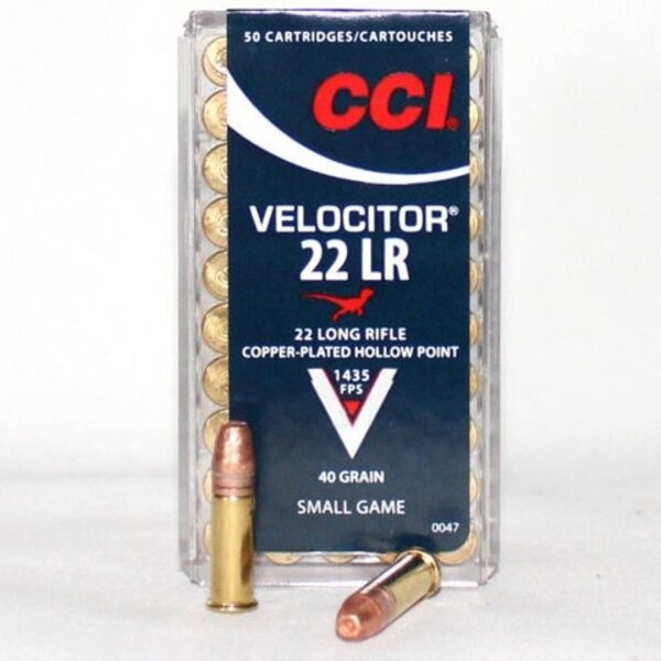 CCI Velocitor 22LR 40gr CPHP (0047) — Eagle Firearms