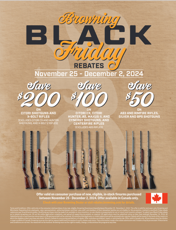 Black Friday Browning 2024 Eagle Firearms Ltd