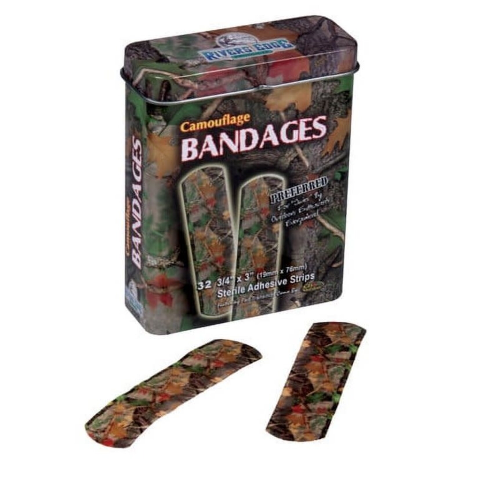 Camo Bandages 32pc w/ Tin Case