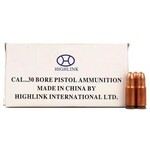 Norinco HighLink Non corrosive 7.62x25 Tokarev 85gr FMJ 50rds.