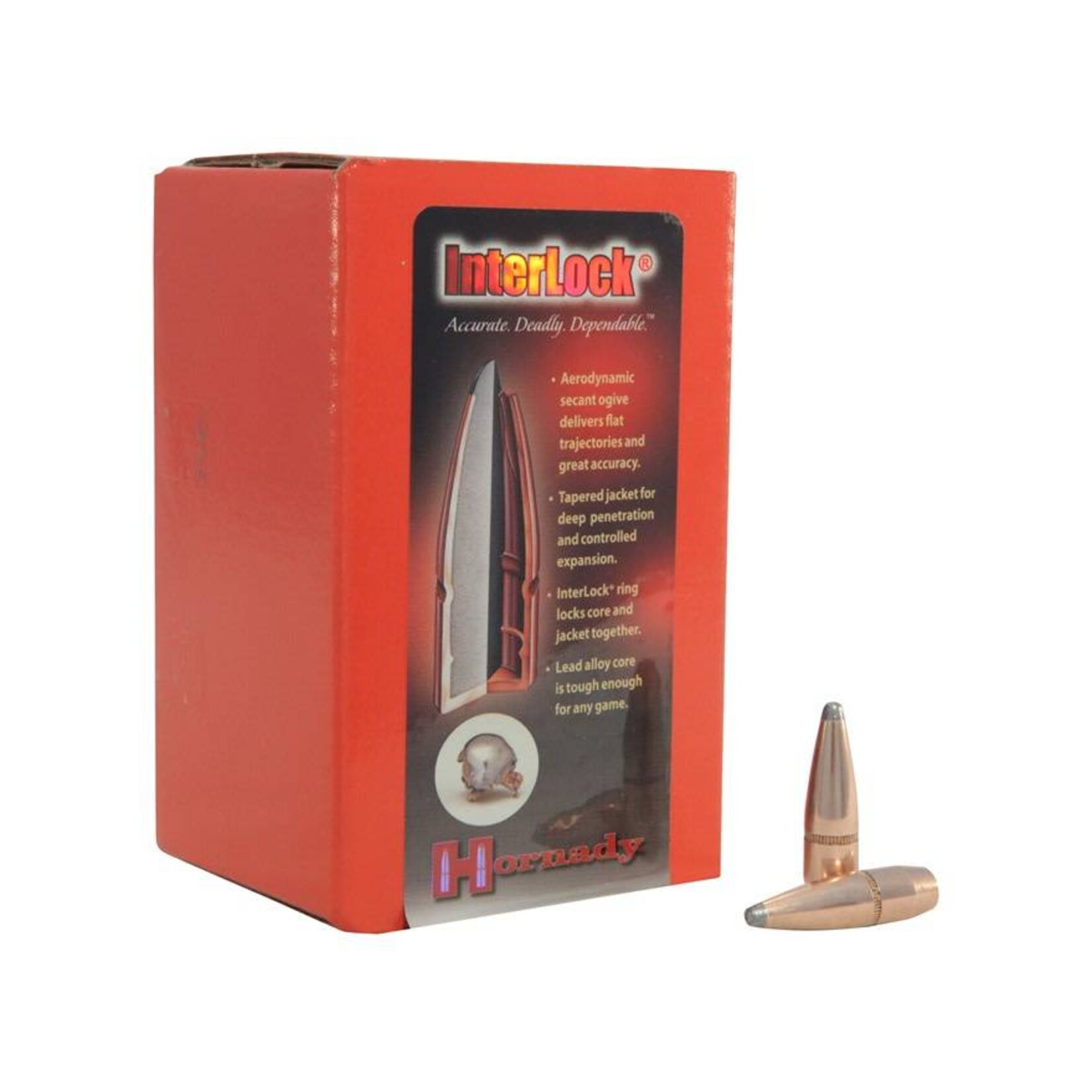 Hornady Hornady .277dia 270Cal 130gr SP Interlock 100 CT Bullet (2730)