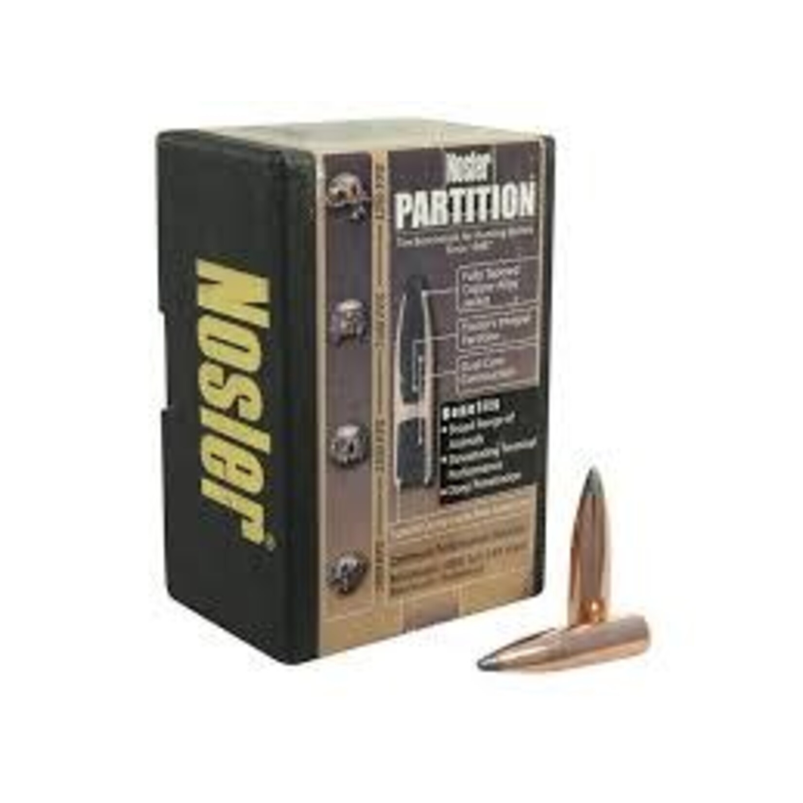 Nosler Nosler .308dia 30Cal 150gr Spitzer Partition 50 CT Bullet (16329)