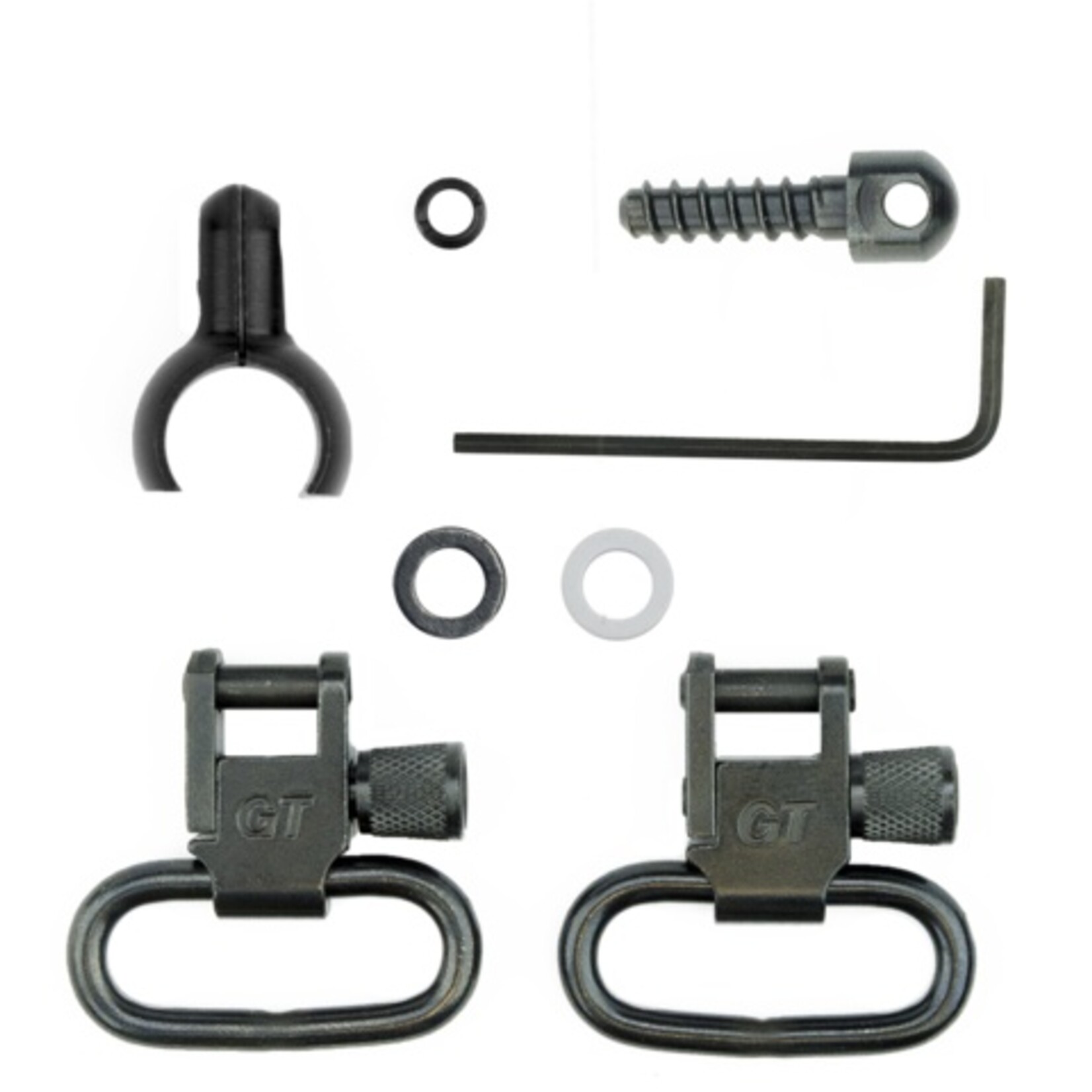 GrovTec Grovtec .675-.725 Barrel Band Swivel Set for 1" sling (GTSW302)