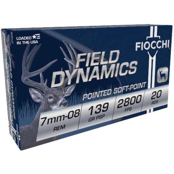 Fiocchi Field Dynamics 7mm-08 Rem 139gr PSP — Eagle Firearms