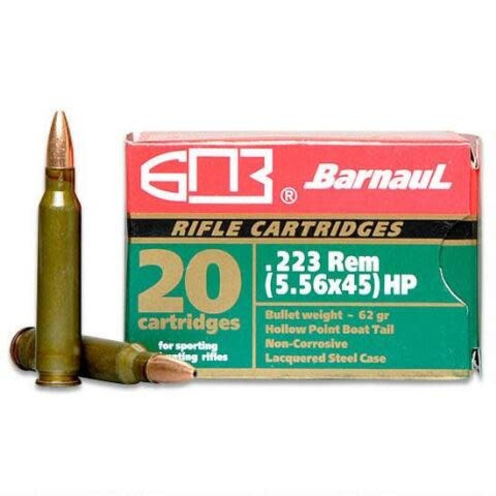 Barnaul Barnaul 223 Rem 62gr HP (22362HP)