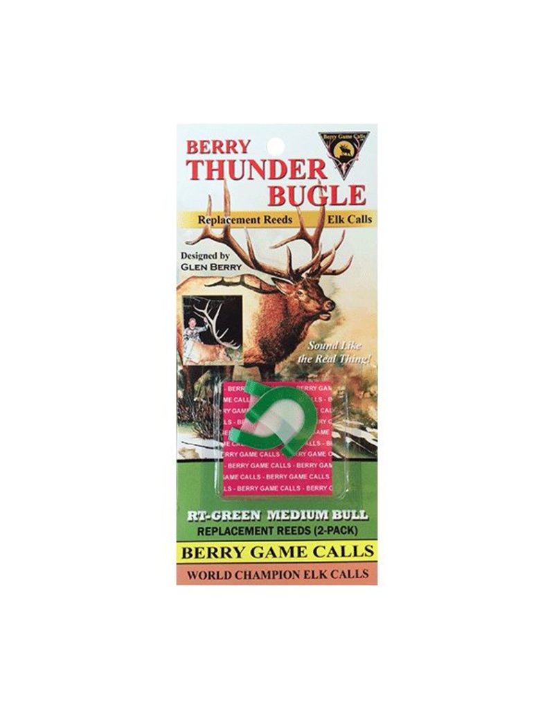 Berry Game Calls Berry Calls -  Thunder Bugle Green Reed (RT-G, 0115G)