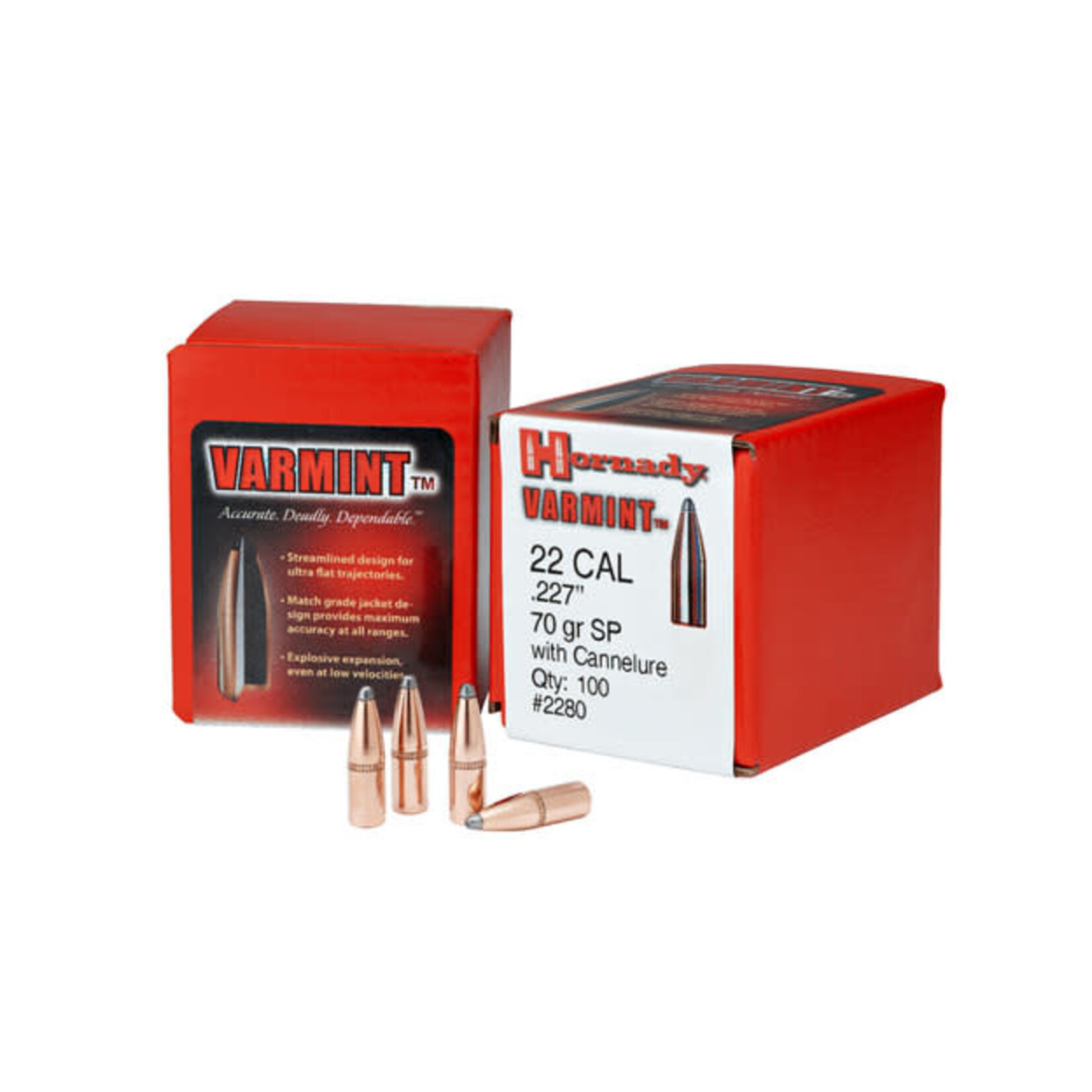 Hornady Hornady .224 dia. 22Cal 55gr SP SX Varmint 100ct. (2260)