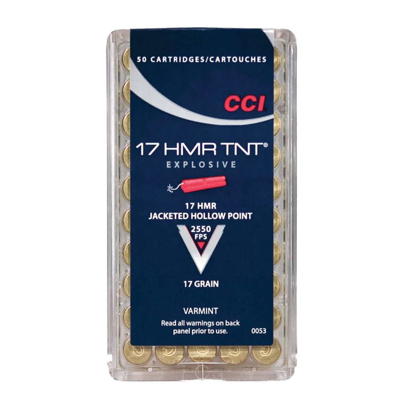 CCI CCI 17 HMR TNT 17gr JHP (0053)