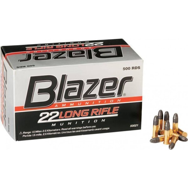 Blazer 22 LR  40gr brick 500 rnds (0021) — Eagle Firearms
