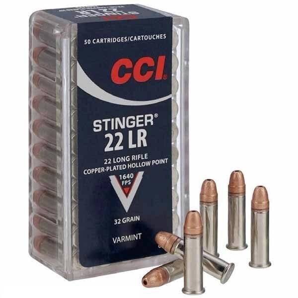 CCI 22 LR Stinger 32gr 50rd box (0050) — Eagle Firearms