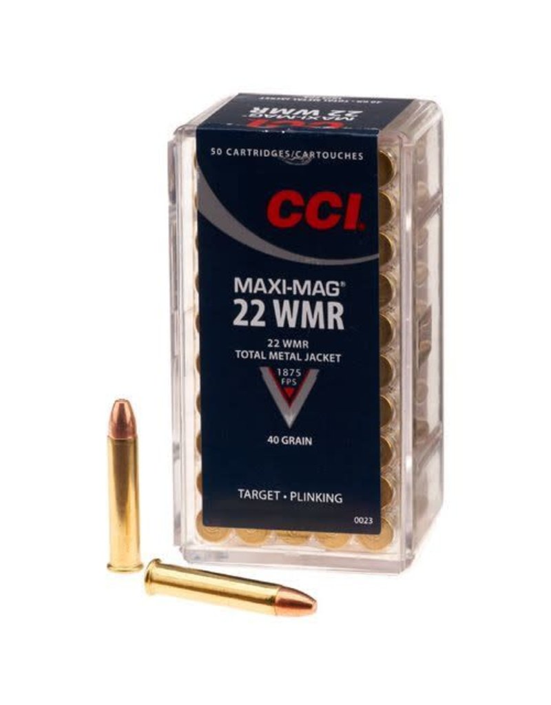 CCI CCI 22WMR Maxi Mag 40gr TMJ 50rd (0023)