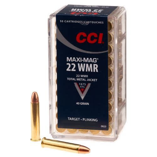 CCI 22WMR Maxi Mag 40gr Total Metal Jacket - Eagle Firearms Ltd