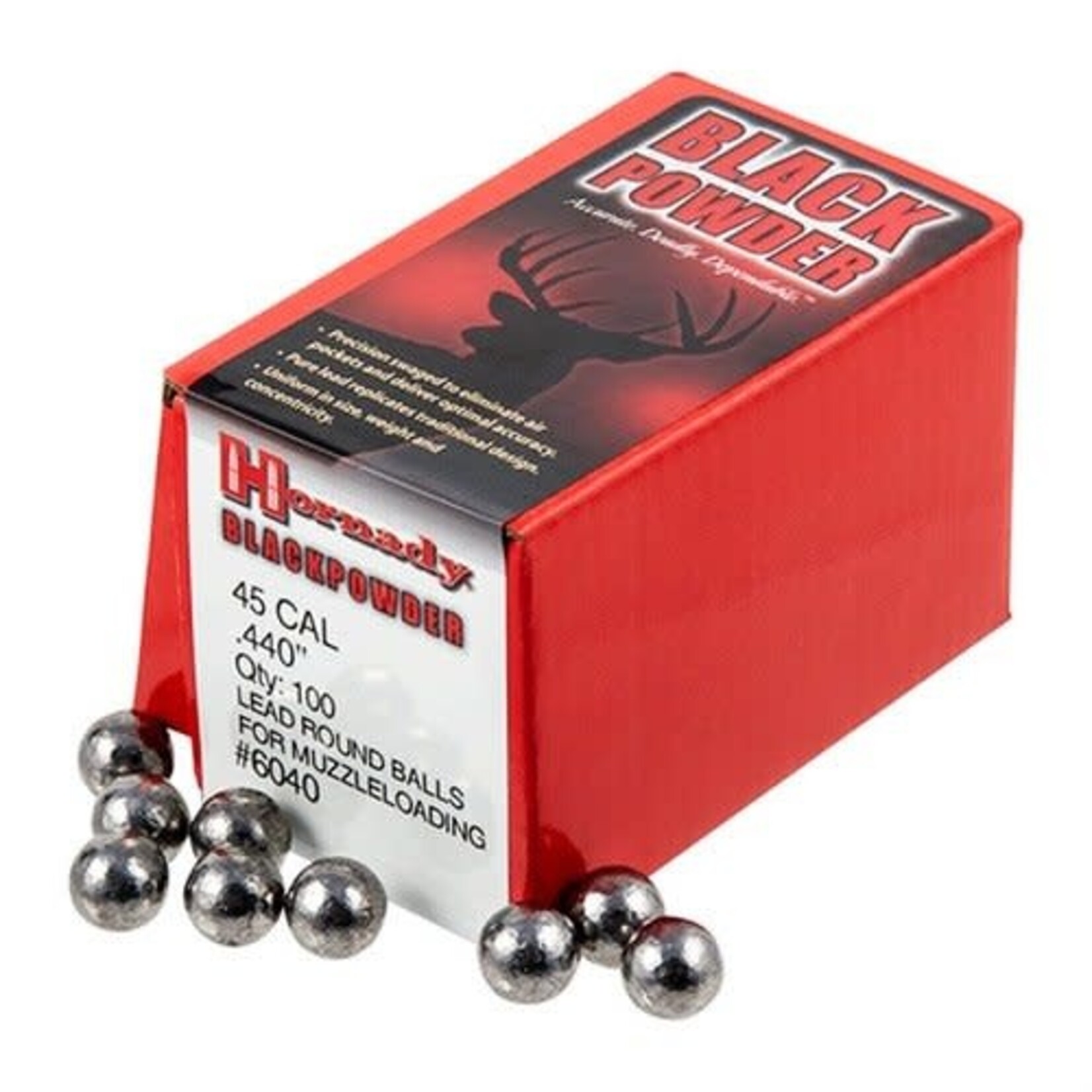 Hornady Hornady .440 dia. 44 cal Lead Round Balls (6040)