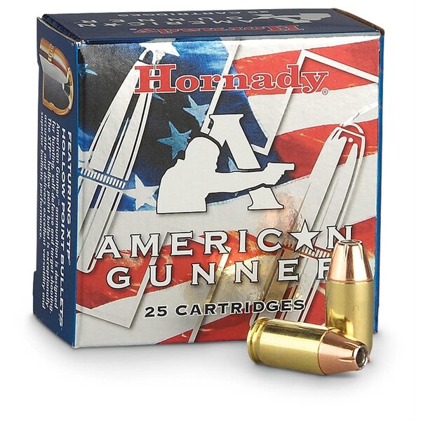 Hornady American Gunner 9mm Luger 115gr XTP 25rds (90244) — Eagle Firearms
