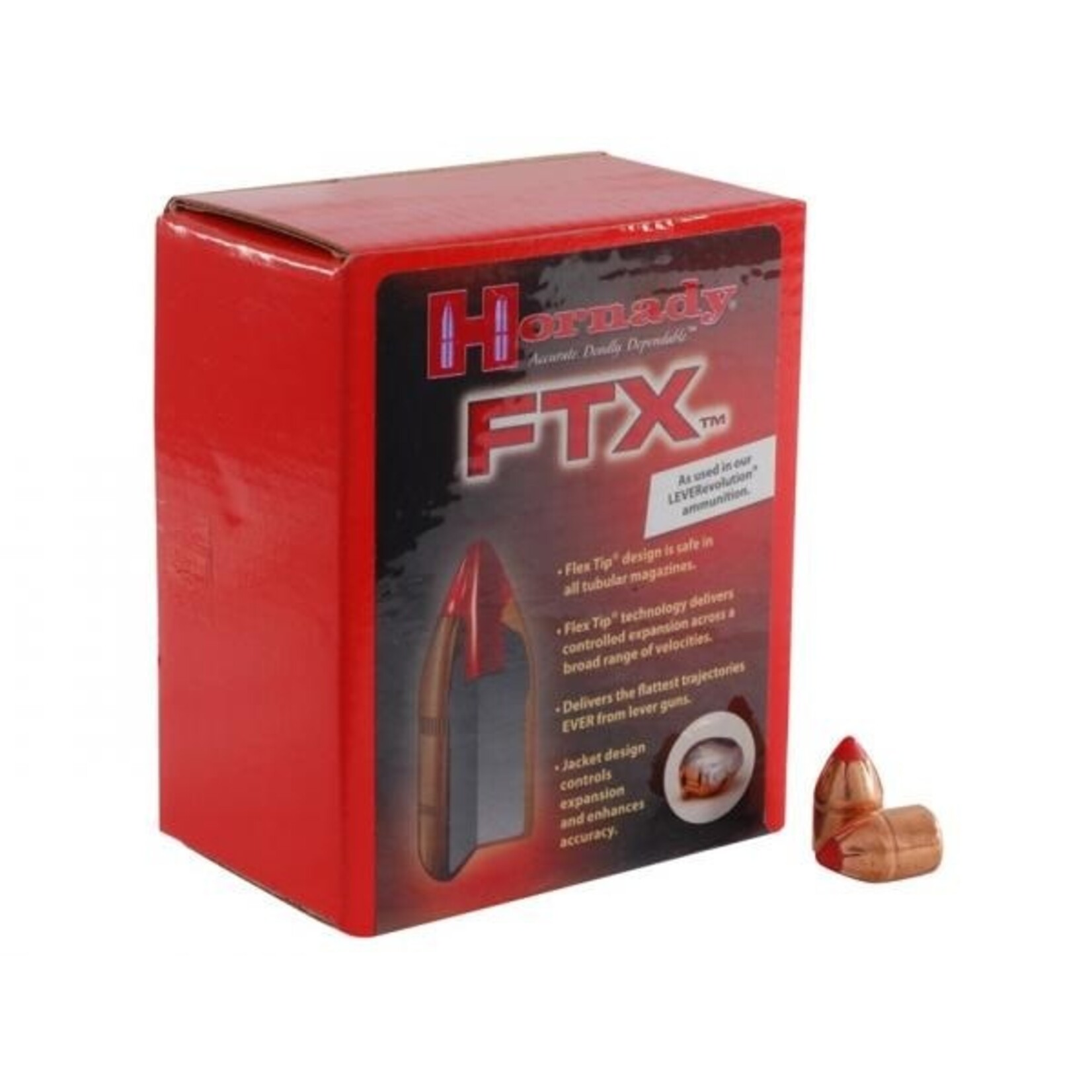 Hornady Hornady .452 dia. 45Cal 225gr FTX 100ct. (45218)