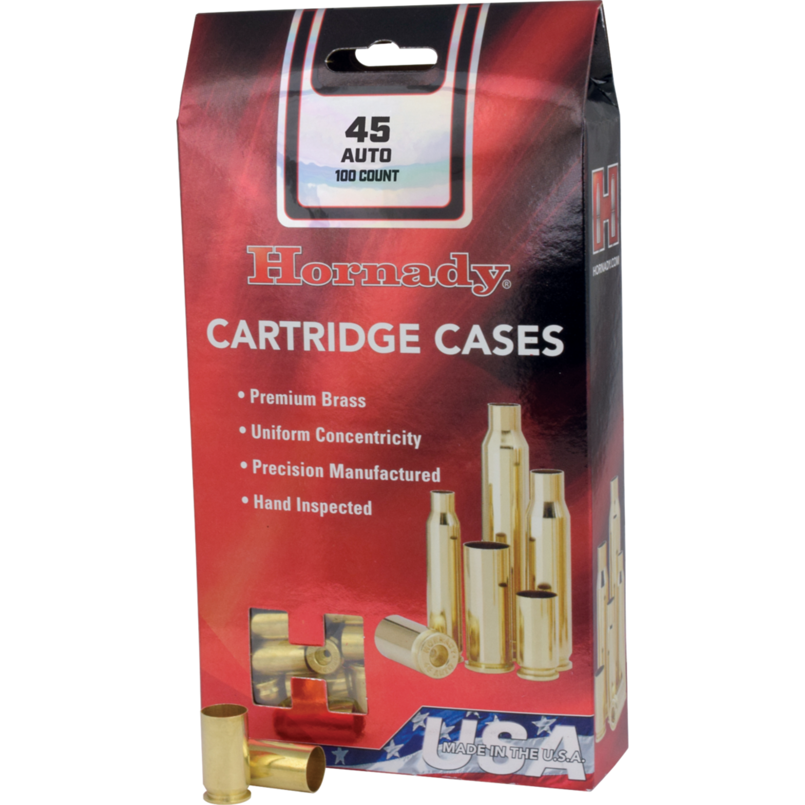 Hornady Hornady 45 Auto Unprimed Brass 100rds (8760)