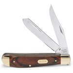 Buck Buck Trapper 2 Blade Wood Pocket Knife