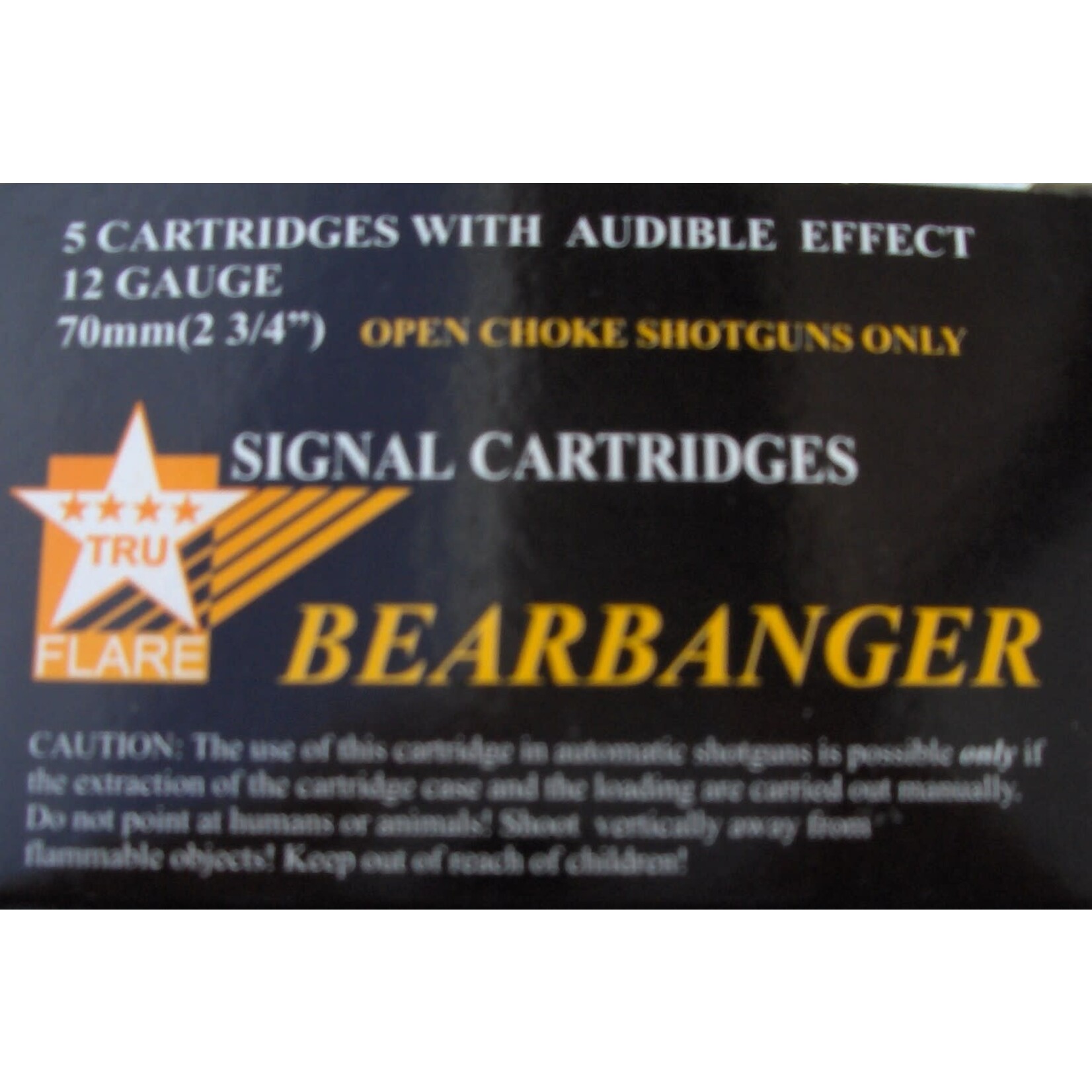Tru Flare Tru Flare 12GA Bear Bangers 5/Box (12GB)