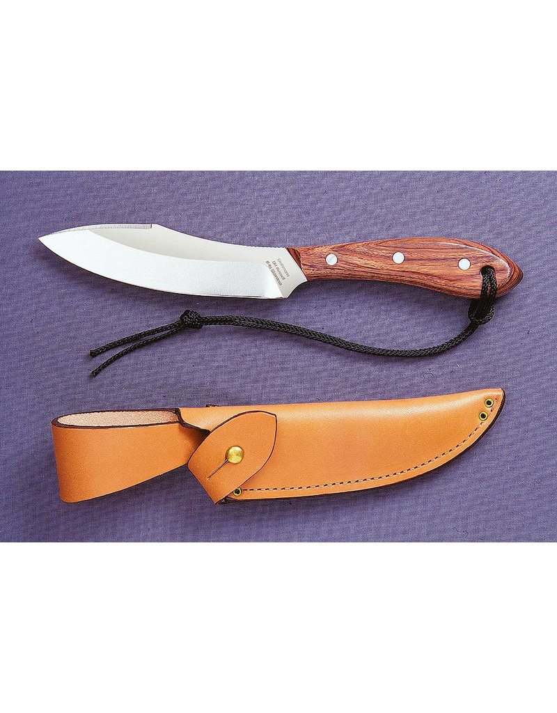 Grohmann Knives Grohmann Survival w/Rosewood Handle & Leather Sheath (R4S)