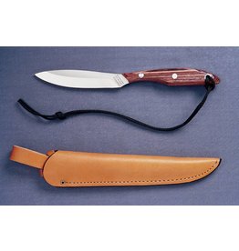 Grohmann Knives Grohmann Trout & Bird w/Rosewood handle & Leather sheath (R2S)