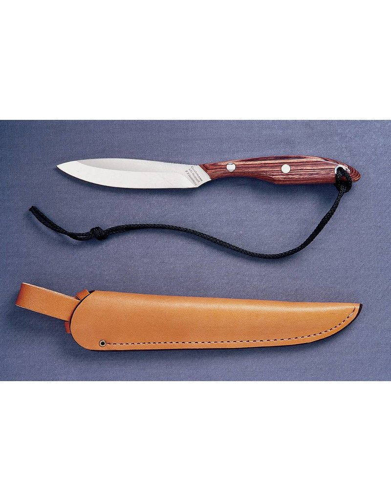 Grohmann Knives Grohmann Trout & Bird w/Rosewood handle & Leather sheath (R2S)