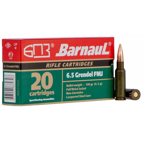 Barnaul 6.5 Grendel 100gr FMJ (65GREN) — Eagle Firearms
