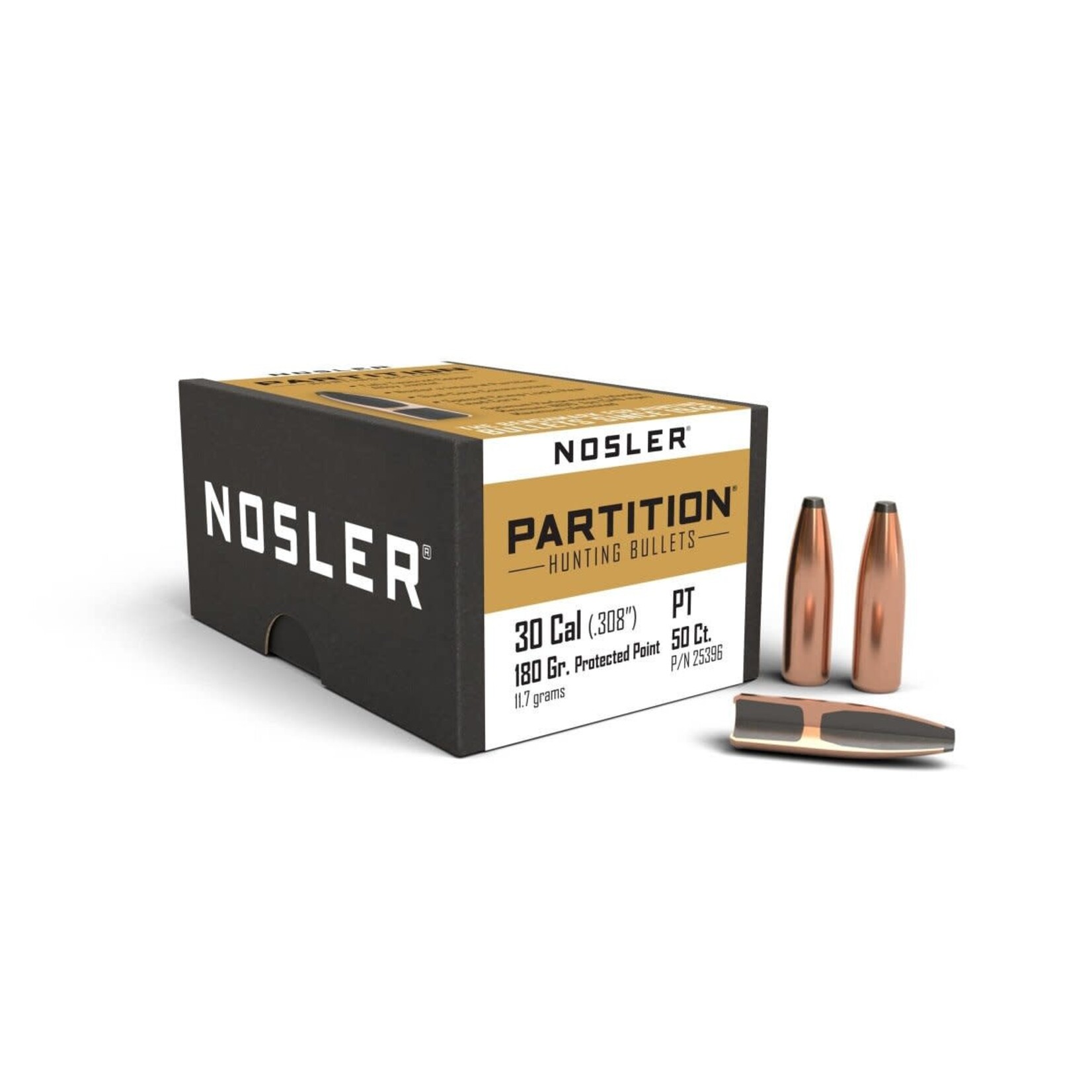 Nosler Nosler .308 dia. 30 cal 180gr Partition 50ct. (25396)