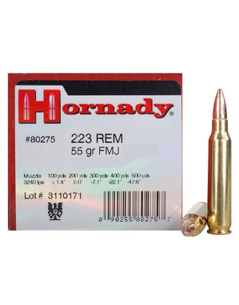 Hornady Hornady 223 Rem 55gr FMJ 50rds (80275)