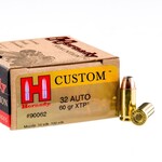 Hornady Hornady Custom 32 Auto 60gr XTP 25rds. (90062)