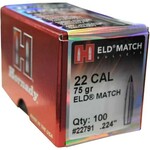 Hornady Hornady .224 dia. 22Cal 75gr ELD Match 100ct. (22791)