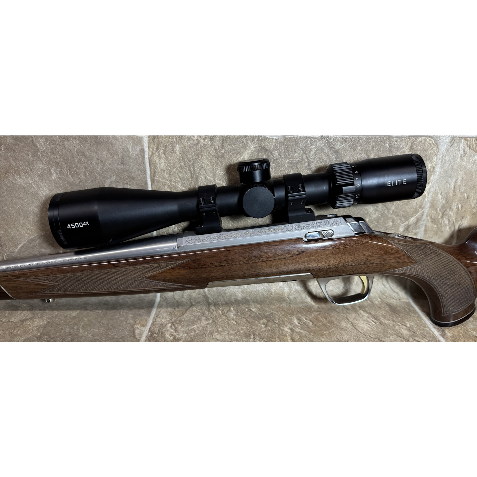 Browning Used Browning X-Bolt White Gold Medallion 6.5 Creedmoor w/ Bushnell Elite 4500 4-16 (BRJP14876YZ354)