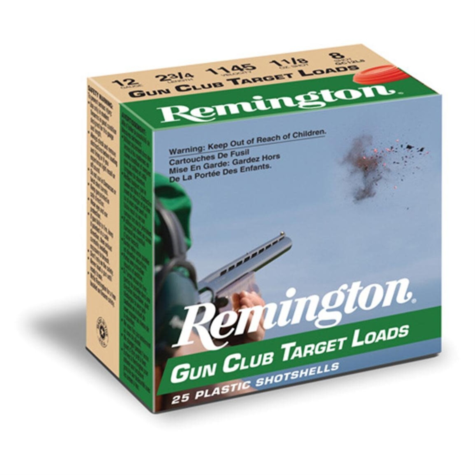 Remington Remington 12GA 2 3/4" 1 oz #8 Shot (20081)